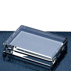 Rectangle Crystal Paperweight | Crystal Corporate Gifts - UltimateCrystalAwards.com