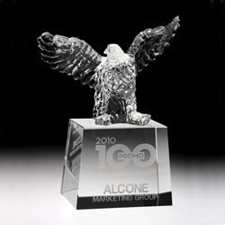 Crystal Rising Eagle Award | Eagle Trophy | Eagle Award - UltimateCrystalAwards.com