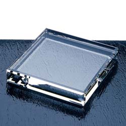 Square Crystal Paperweight