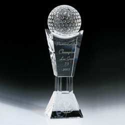 Best Crystal Golf Trophy, Golf Championship Trophy - Ultimate Crystal Awards