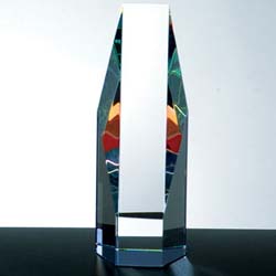 Color Crystal Octagon Award - UltimateCrystalAwards.com