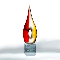 Composition Art Glass Award - UltimateCrystalAwards.com