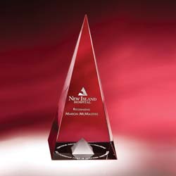 Dynasty Crystal Pyramid Award - UltimateCrystalAwards.com