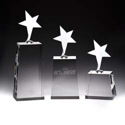 Crystal Shinning Star Award - UltimateCrystalAwards.com