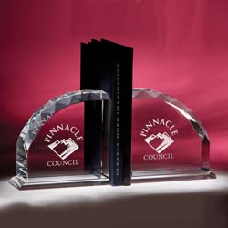 Decorative Crystal Bookends | Personalized Gifts - UltimateCrystalAwards.com