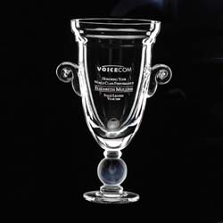 Glass Fantasy Championship Cup | Golf Trophy - UltimateCrystalAwards.com