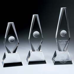 Golf Ball Diamond Trophy