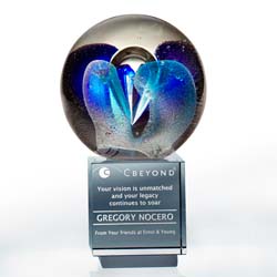 Intrigue Art Glass Award - UltimateCrystalAwards.com