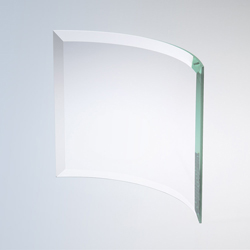 Jade Bent Glass Plaque | Glass Recognition Plaque - UltimateCrystalAwards.com