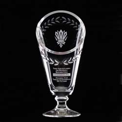 Glass Laurel Championship Cup | Golf Trophy - UltimateCrystalAwards.com
