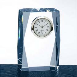 Prestige Crystal Clock | Personalized Corporate Gifts - UltimateCrystalAwards.com