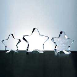 Twinkle Crystal Star Award | Personalized Corporate Gifts - UltimateCrystalAwards.com