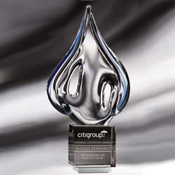 Verve Art Glass Award - UltimateCrystalAwards.com
