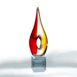 Composition Art Glass Award - UltimateCrystalAwards.com
