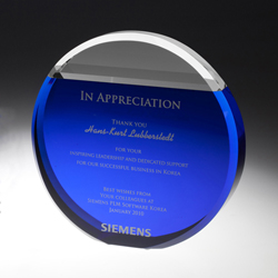 Crystal Circle Appreciation Award - UltimateCrystalAwards.com