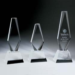 Crystal Diamond Head Award - UltimateCrystalAwards.com