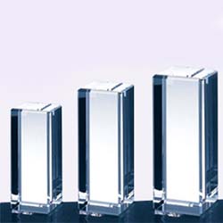 Crystal Rectangular Column Award - UltimateCrystalAwards.com