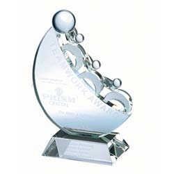 Crystal Teamwork Award - UltimateCrystalAwards.com