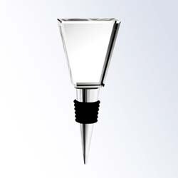 Crystal Wine Stopper - Trapezoid