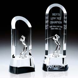 Grand Crystal Golf Award - UltimateCrystalAward.com