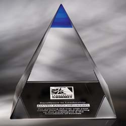Majestic Crystal Pyramid Award - UltimateCrystalAwards.com