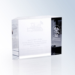 Solid Crystal Block Award - UltimateCrystalAwards.com