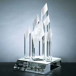 Super Five Star Crystal Diamond Award - UltimateCrystalAwards.com