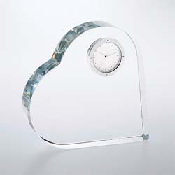 Timeless Heart Keepsake Clock | Personalized Gifts - UltimateCrystalAwards.com